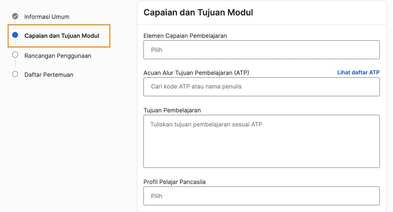 Mengisi Capaian Dan Tujuan Modul (Modul Ajar) – Ruang Kolaborasi ...