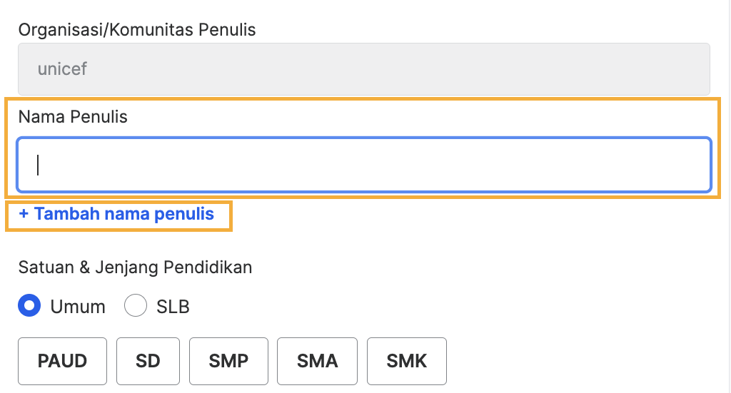 Mengisi Informasi Umum (Bahan Ajar) – Ruang Kolaborasi Mengajar Merdeka